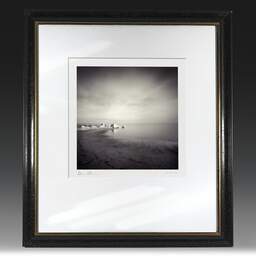 Art and collection photography Denis Olivier, Bonne Anse Bay, Les Mathes, France. October 2006. Ref-1049 - Denis Olivier Photography, original fine-art photograph in limited edition and signed in black and gold wood frame