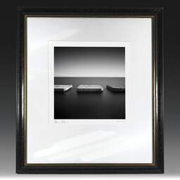 Art and collection photography Denis Olivier, Breakwaters, Etude 1, Sant-Feliu De Guixols, Spain. November 2007. Ref-1116 - Denis Olivier Art Photography, original fine-art photograph in limited edition and signed in black and gold wood frame