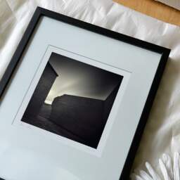 Art and collection photography Denis Olivier, Broken Wall, Dunnet Head, Easter Head, Scotland. April 2006. Ref-969 - Denis Olivier Photography, reception and unpacking of an original fine-art photograph in limited edition and signed in a black wooden frame