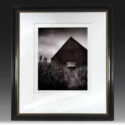 Art and collection photography Denis Olivier, Bunker Entrance, Newburgh, Aberdeenshire, Scotland. August 2022. Ref-11613 - Denis Olivier Art Photography, original fine-art photograph in limited edition and signed in black and gold wood frame