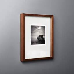 Art and collection photography Denis Olivier, Bunker Remains, Plage Des Combots, France. October 2006. Ref-1048 - Denis Olivier Photography, original fine-art photograph in limited edition and signed in dark wood frame
