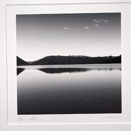 Art and collection photography Denis Olivier, Calm At Dusk, Etude 1, Lake Tikitapu, Bay Of Plenty, New Zealand. July 2018. Ref-11442 - Denis Olivier Photography, original photographic print in limited edition and signed, framed under cardboard mat