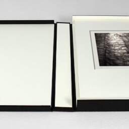 Art and collection photography Denis Olivier, Carolus Street, Poitiers, France. November 1989. Ref-914 - Denis Olivier Photography, photograph with matte folding in a luxury book presentation box