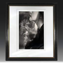 Art and collection photography Denis Olivier, Catherine, Poitiers, France. April 1991. Ref-82 - Denis Olivier Photography, original fine-art photograph in limited edition and signed in black and gold wood frame