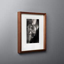 Art and collection photography Denis Olivier, Catherine, Poitiers, France. April 1991. Ref-82 - Denis Olivier Photography, original fine-art photograph in limited edition and signed in dark wood frame