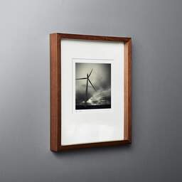 Art and collection photography Denis Olivier, Causeymire Wind Farm, Achkeepster Hill, Scotland. April 2006. Ref-970 - Denis Olivier Photography, original fine-art photograph in limited edition and signed in dark wood frame