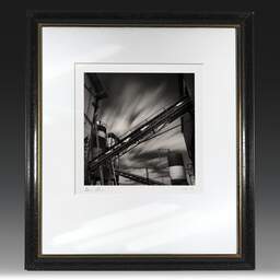 Art and collection photography Denis Olivier, Cement Factory, Etude 4, Quai Sainte-Croix, Bordeaux, France. September 2005. Ref-783 - Denis Olivier Art Photography, original fine-art photograph in limited edition and signed in black and gold wood frame