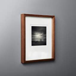 Art and collection photography Denis Olivier, Charcoal Storage, Bassens Harbour, France. August 2006. Ref-1020 - Denis Olivier Photography, original fine-art photograph in limited edition and signed in dark wood frame