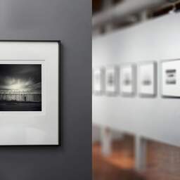 Art and collection photography Denis Olivier, Charcoal Storage, Bassens Harbour, France. August 2006. Ref-1020 - Denis Olivier Photography, gallery exhibition with black frame