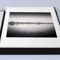 Art and collection photography Denis Olivier, City Skyline, Bordeaux-Lake, France. April 2021. Ref-11471 - Denis Olivier Art Photography, large original 15.7 x 15.7 inches fine-art photograph print in limited edition, Leica M7 film 24x36 camera