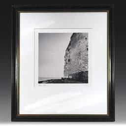 Art and collection photography Denis Olivier, Cliff, Talmont, France. March 2005. Ref-11538 - Denis Olivier Photography, original fine-art photograph in limited edition and signed in black and gold wood frame