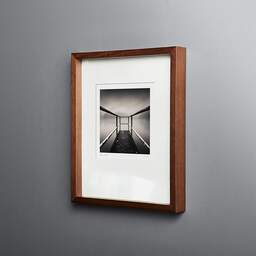 Art and collection photography Denis Olivier, Come Early Morning, Pont-Berthois, France. January 2008. Ref-1123 - Denis Olivier Photography, original fine-art photograph in limited edition and signed in dark wood frame