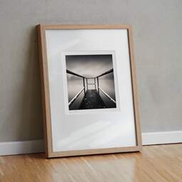 Art and collection photography Denis Olivier, Come Early Morning, Pont-Berthois, France. January 2008. Ref-1123 - Denis Olivier Photography, original fine-art photograph in limited edition and signed in light wood frame