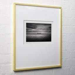 Art and collection photography Denis Olivier, Cruising Boat, Netherlands, Netherlands. April 2015. Ref-1377 - Denis Olivier Photography, light wood frame on white wall