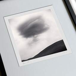Art and collection photography Denis Olivier, Dark Cloud, Staffin Coast, Scotland. August 2022. Ref-11575 - Denis Olivier Art Photography, large original 9 x 9 inches fine-art photograph print in limited edition, framed and signed