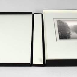 Art and collection photography Denis Olivier, Dawn On Clain River, Poitiers, France. December 1989. Ref-911 - Denis Olivier Photography, photograph with matte folding in a luxury book presentation box