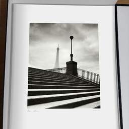 Art and collection photography Denis Olivier, Debilly Stairs, Paris, France. February 2023. Ref-11657 - Denis Olivier Art Photography, original photographic print in limited edition and signed, framed under cardboard mat