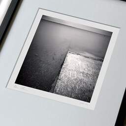 Art and collection photography Denis Olivier, Diving Boat Ramp, Hourtin Lake, France. May 2021. Ref-11457 - Denis Olivier Photography, large original 9 x 9 inches fine-art photograph print in limited edition, framed and signed