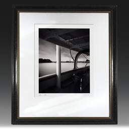Art and collection photography Denis Olivier, Docks From The Belem, Bordeaux, France. June 2022. Ref-11624 - Denis Olivier Art Photography, original fine-art photograph in limited edition and signed in black and gold wood frame