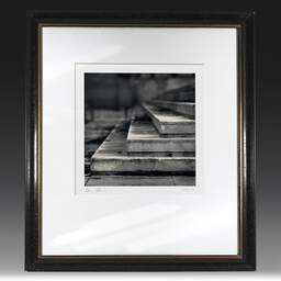 Art and collection photography Denis Olivier, Down To The Ground, Bordeaux, France. March 2006. Ref-924 - Denis Olivier Photography, original fine-art photograph in limited edition and signed in black and gold wood frame