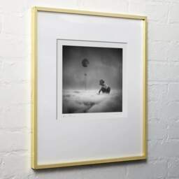 Art and collection photography Denis Olivier, Dreamspace Reloaded, Etude 20. May 2008. Ref-1171 - Denis Olivier Photography, light wood frame on white wall