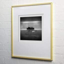 Art and collection photography Denis Olivier, Dreamspace Reloaded, Etude 40. September 2008. Ref-1192 - Denis Olivier Art Photography, light wood frame on white wall