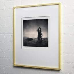 Art and collection photography Denis Olivier, Dreamspace Reloaded, Etude 41. September 2008. Ref-1193 - Denis Olivier Photography, light wood frame on white wall