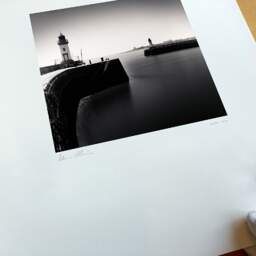 Art and collection photography Denis Olivier, East And West Jetty Lighthouses, Saint-Nazaire, France. August 2020. Ref-1425 - Denis Olivier Art Photography, original fine-art photograph print in limited edition and signed