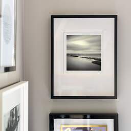 Art and collection photography Denis Olivier, East Helmsdale Harbour, Scotland, Scotland. April 2006. Ref-957 - Denis Olivier Photography, original fine-art photograph signed in limited edition in a black wooden frame with other images hung on the wall