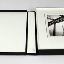 Art and collection photography Denis Olivier, Eiffel Tower, Debilly Footbridge, Paris, France. February 2022. Ref-11662 - Denis Olivier Photography, photograph with matte folding in a luxury book presentation box