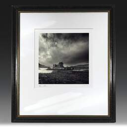 Art and collection photography Denis Olivier, Eilean Donan Castle, Etude 1, Highlands, Scotland. April 2006. Ref-953 - Denis Olivier Photography, original fine-art photograph in limited edition and signed in black and gold wood frame