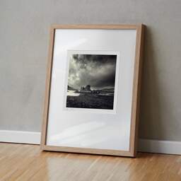 Art and collection photography Denis Olivier, Eilean Donan Castle, Etude 1, Highlands, Scotland. April 2006. Ref-953 - Denis Olivier Photography, original fine-art photograph in limited edition and signed in light wood frame
