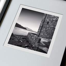 Art and collection photography Denis Olivier, Eilean Donan Castle, Etude 2, Highlands, Scotland. August 2022. Ref-11581 - Denis Olivier Photography, large original 9 x 9 inches fine-art photograph print in limited edition, framed and signed