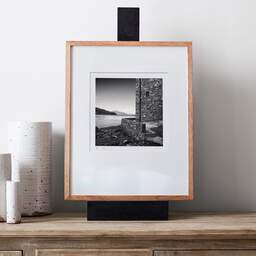 Art and collection photography Denis Olivier, Eilean Donan Castle, Etude 2, Highlands, Scotland. August 2022. Ref-11581 - Denis Olivier Photography, gallery exhibition with black frame