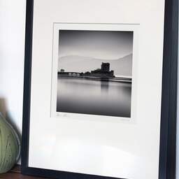 Art and collection photography Denis Olivier, Eilean Donan Castle, Etude 3, Highlands, Scotland. August 2022. Ref-11594 - Denis Olivier Photography, gallery exhibition with black frame