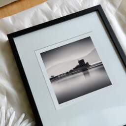 Art and collection photography Denis Olivier, Eilean Donan Castle, Etude 3, Highlands, Scotland. August 2022. Ref-11594 - Denis Olivier Photography, reception and unpacking of an original fine-art photograph in limited edition and signed in a black wooden frame
