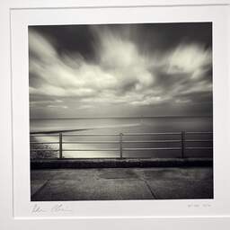 Art and collection photography Denis Olivier, Evening Seaside, Ramsgate Beach, England. April 2006. Ref-935 - Denis Olivier Photography, original photographic print in limited edition and signed, framed under cardboard mat