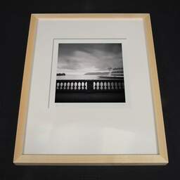 Art and collection photography Denis Olivier, Ferry Cruising, Etude 2, Maggiore Lake, Italy. August 2014. Ref-1430 - Denis Olivier Photography, light wood frame on dark background