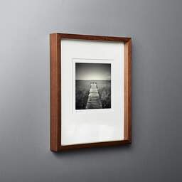 Art and collection photography Denis Olivier, Fisherman Pontoon, Contaut, Lake Hourtin, France. August 2006. Ref-1025 - Denis Olivier Photography, original fine-art photograph in limited edition and signed in dark wood frame