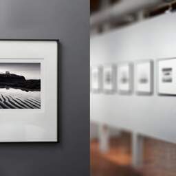 Art and collection photography Denis Olivier, Fishing Hut, Platin Beach, Saint-Palais-Sur-Mer, France. September 2022. Ref-11586 - Denis Olivier Photography, gallery exhibition with black frame