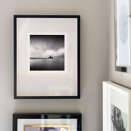 Art and collection photography Denis Olivier, Fort Louvois, Etude 1, Bourcefranc-Le-Chapus, France. November 2021. Ref-11576 - Denis Olivier Photography, original fine-art photograph signed in limited edition in a black wooden frame with other images hung on the wall