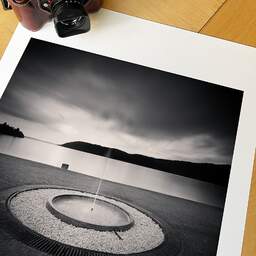 Art and collection photography Denis Olivier, Fountain, Maggiore Lake, Italy. August 2014. Ref-1294 - Denis Olivier Photography, large original 15.7 x 15.7 inches fine-art photograph print in limited edition, Leica M7 film 24x36 camera