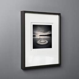 Art and collection photography Denis Olivier, Fountain, Maggiore Lake, Italy. August 2014. Ref-1294 - Denis Olivier Photography, black wood frame on gray background