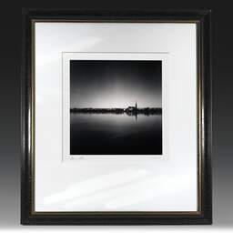 Art and collection photography Denis Olivier, Garonne Quays And St-Michael Basilica Tower, Bordeaux, France. September 2020. Ref-1366 - Denis Olivier Photography, original fine-art photograph in limited edition and signed in black and gold wood frame