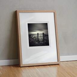 Art and collection photography Denis Olivier, Gate, Dunnet Head, Easter Head, Scotland. April 2006. Ref-967 - Denis Olivier Photography, original fine-art photograph in limited edition and signed in light wood frame