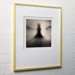 Art and collection photography Denis Olivier, Ghost Opera, Etude 18. September 2007. Ref-1103 - Denis Olivier Photography, light wood frame on white wall