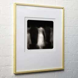 Art and collection photography Denis Olivier, Ghost Opera, Etude 30. January 2009. Ref-1207 - Denis Olivier Photography, light wood frame on white wall