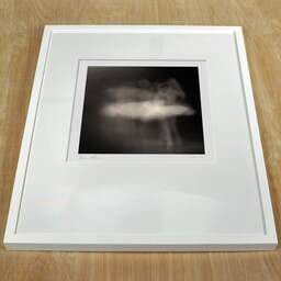 Art and collection photography Denis Olivier, Ghots Opera, Etude 33, The Swan Lake, Berlin, Germany. April 1998. Ref-11469 - Denis Olivier Photography, white frame on a wooden table