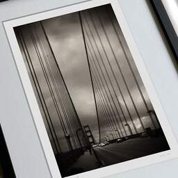 Art and collection photography Denis Olivier, Golden Gate Bridge, San Francisco Bay, California, USA. February 2013. Ref-1337 - Denis Olivier Photography, large original 9 x 9 inches fine-art photograph print in limited edition, framed and signed