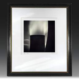 Art and collection photography Denis Olivier, Nuclear Power Plant, Etude 2, Golfech, France. August 2006. Ref-1028 - Denis Olivier Photography, original fine-art photograph in limited edition and signed in black and gold wood frame